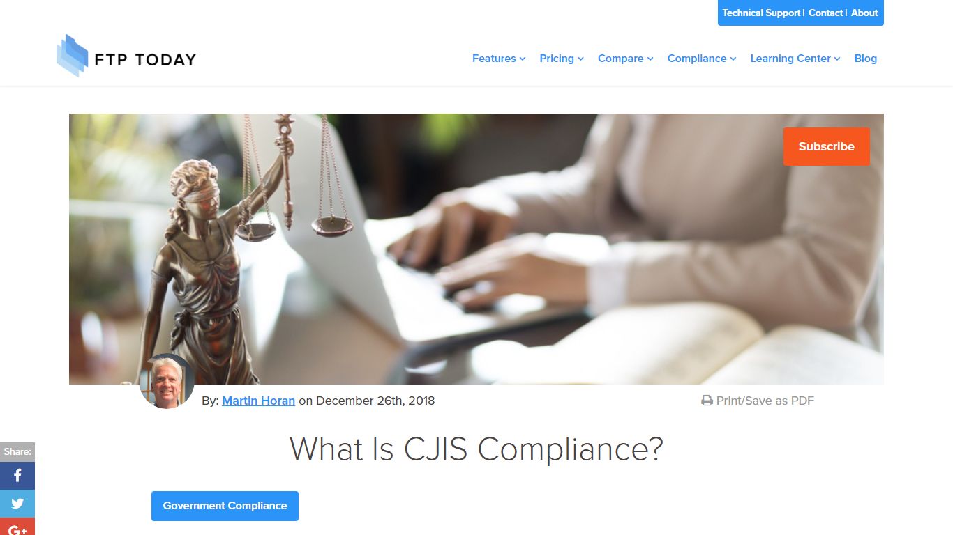 What Is CJIS Compliance? - FTP Today